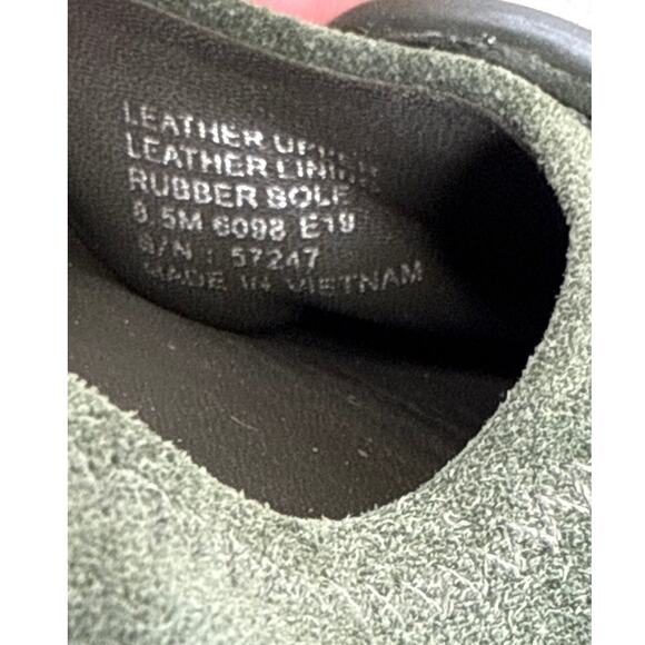 TORY BURCH Minnie Travel Suede Ballet Flats In Green Womens Size 8.5 - Picture 9 of 9